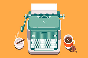 Retro Typewriter