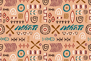 Tribal ethnic seamless patterns set, a Pattern Graphic by Good Studio (Thumbnail 2 of 15)