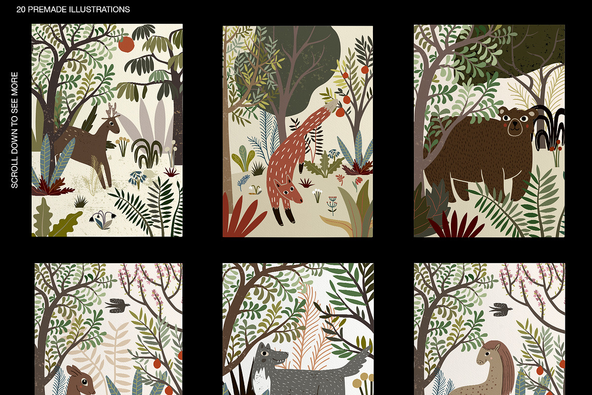 Forest creator, an Animal Illustration by Mii Lab (Photo 3 of 15)