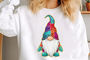 Christmas Gnome Glitter Brushstroke, an Illustration by SinaCreation (Thumbnail 6 of 7)