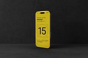 iPhone 15 Pro Mockup Kit, an iPhone Mockup by Catkie - Digital Art (Thumbnail 8 of 8)