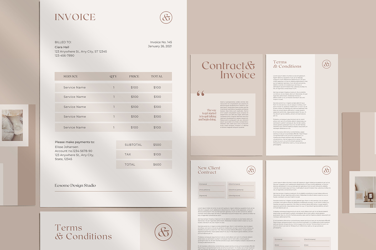 Client Welcome Packet Template, a Templates & Theme by Eesome Design Studio (Photo 8 of 8)