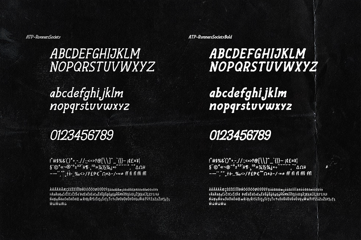 Runners Society Retro Serif Font, a Handwritten Font by Typeparties (Photo 7 of 8)
