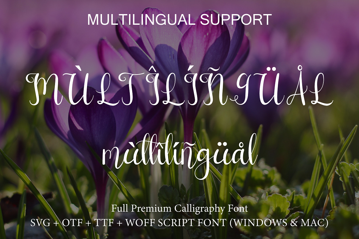 Athea - Lovely Wedding Script, a Script Font by Inventype Studio (Photo 5 of 10)