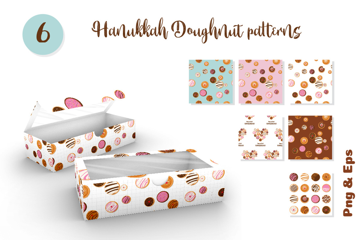 Hanukkah doughnuts, a Food Illustration by jenny lipets (Photo 6 of 6)
