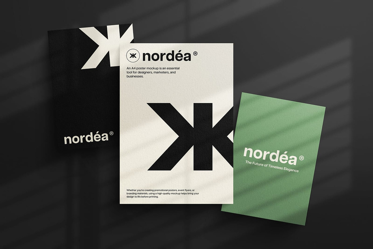 Nordea Branding Mockup, an Advertising Mockup by etigma.com (Photo 21 of 26)