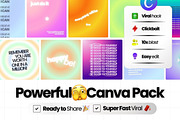 Motivation Canva Templates For IG, a Social Media Template by Virall (Thumbnail 3 of 10)