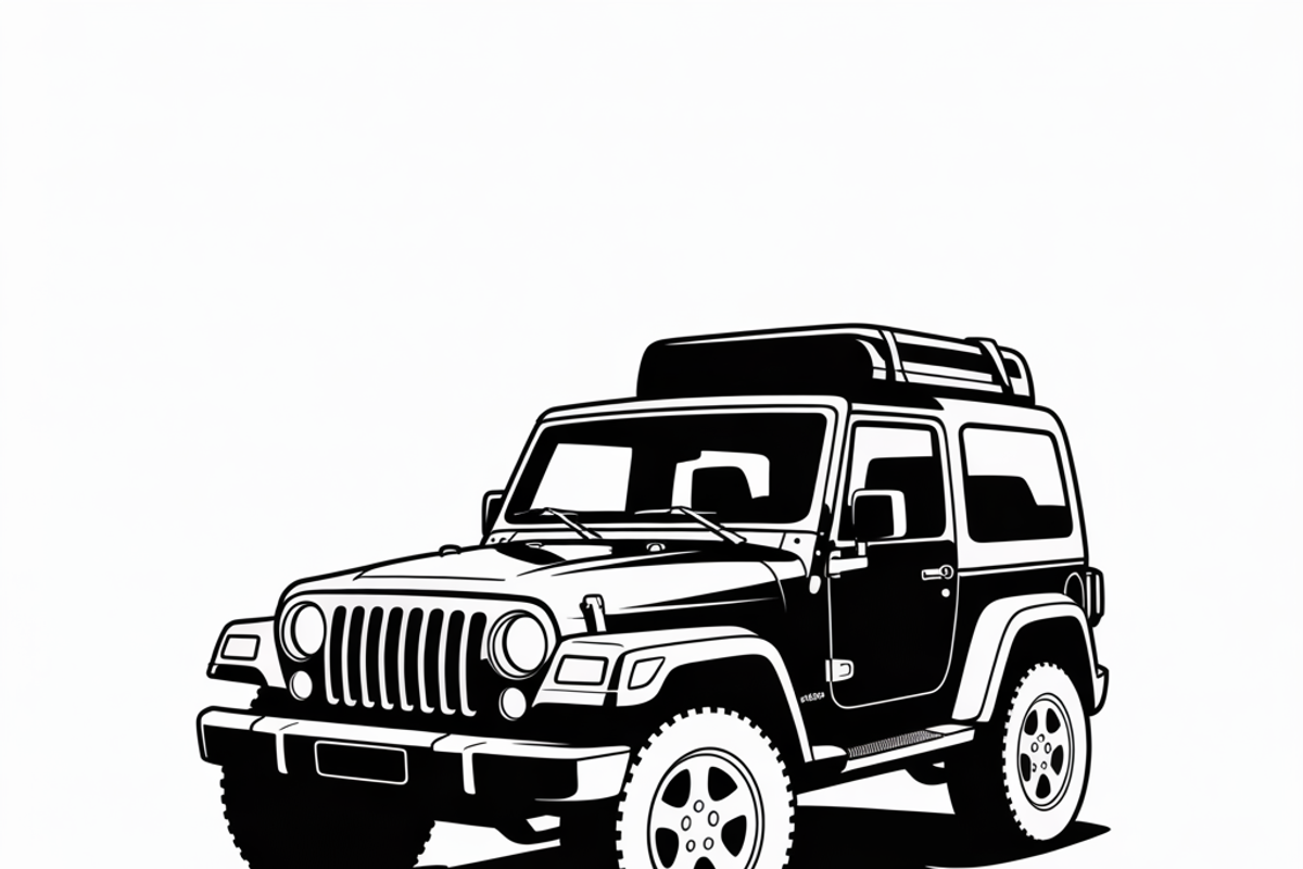 Jeep Vector Traveled design, perfect, an Illustration by Amazin_art (Photo 5 of 9)
