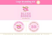 Blush Rodeo Logo Branding Kit, a Branding & Logo Template by Hell Yeah Designs (Thumbnail 1 of 7)
