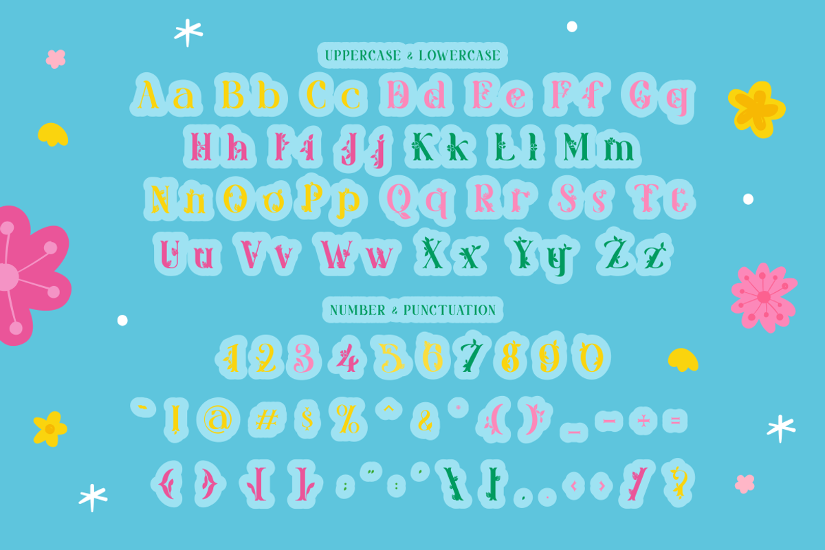 Lush Garden Spring Style Font, a Font by PutraCetol Studio (Photo 7 of 11)