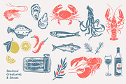 Seafood Posters & Creatures, a Graphic by svetlana.belaia (Thumbnail 12 of 14)