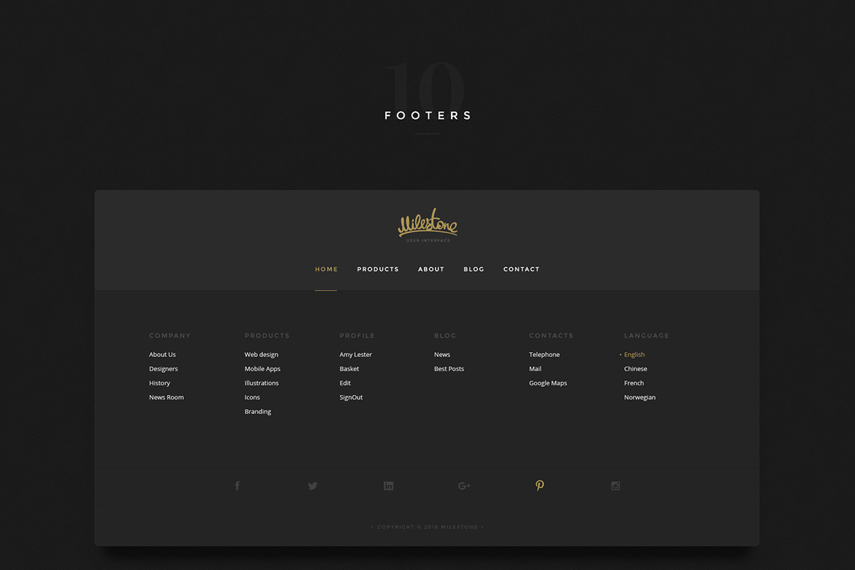 -50% Sale. Milestone UI Kit, an UI Kit Template by kavoon (Photo 16 of 17)