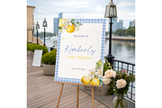 Waterfront Wedding Welcome Sign Mock, a Product Mockup by MockupWizard (Thumbnail 2 of 3)