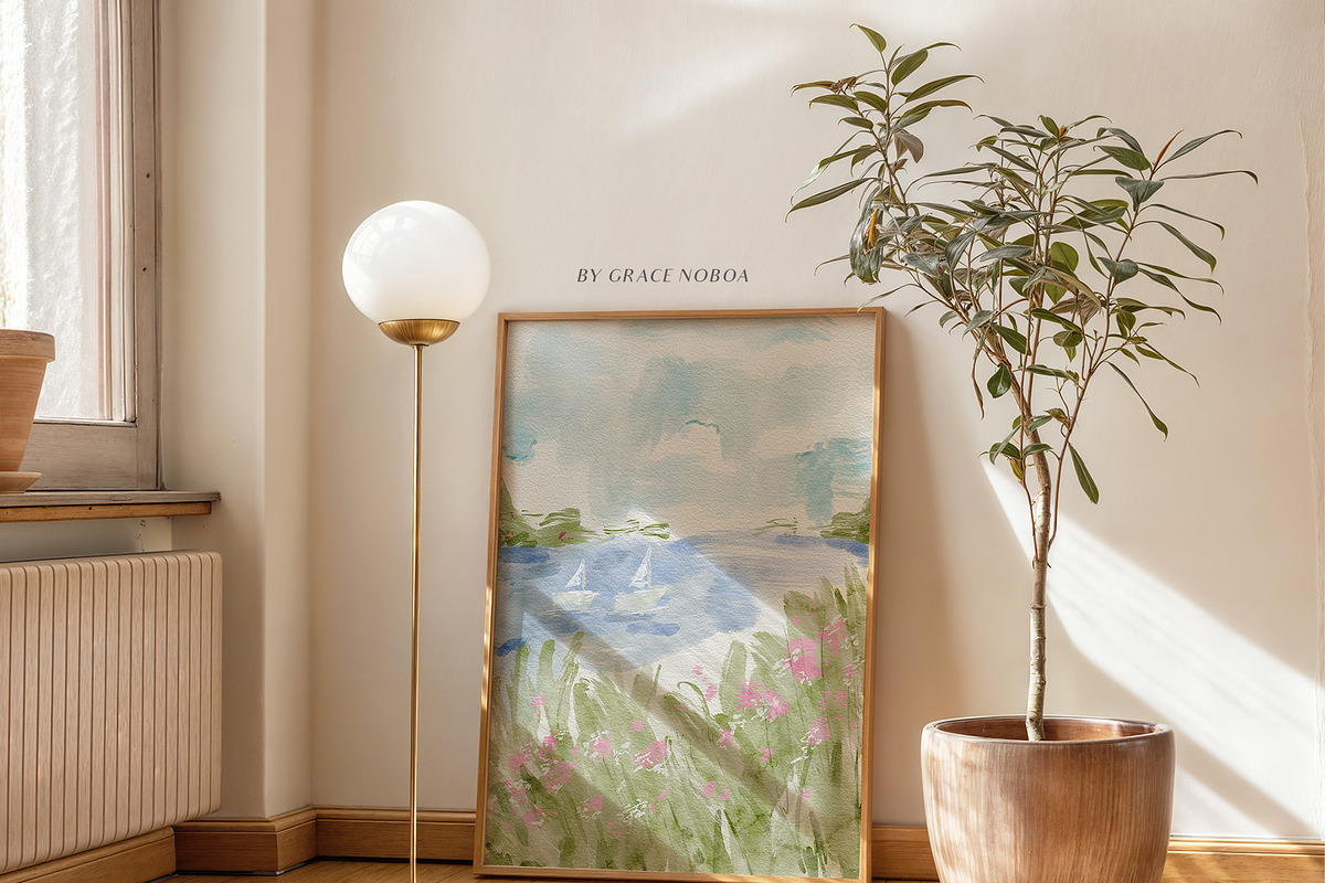Abstract background textured posters, a Background Graphic by Grace Noboa Illustrations (Photo 4 of 19)
