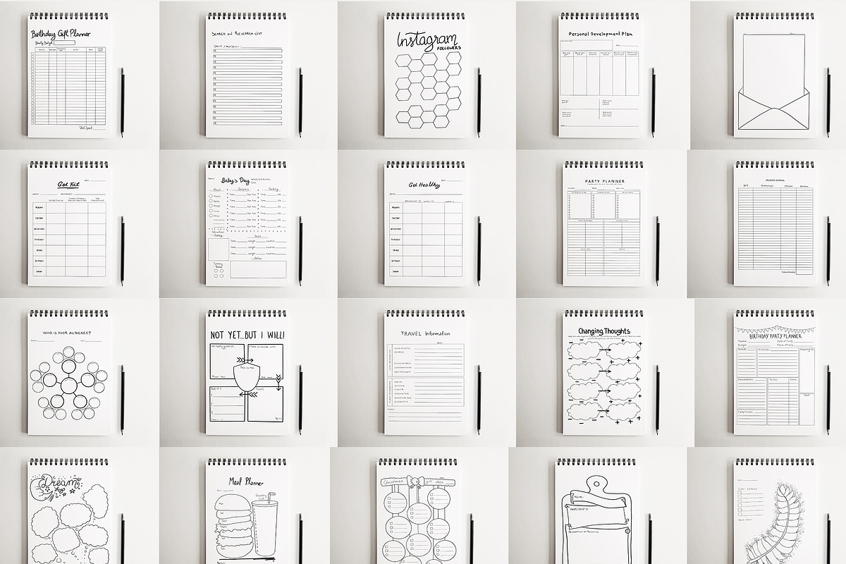MEGA BUNDLE 110 Journals & Planners, a Graphic by Character (Photo 2 of 12)