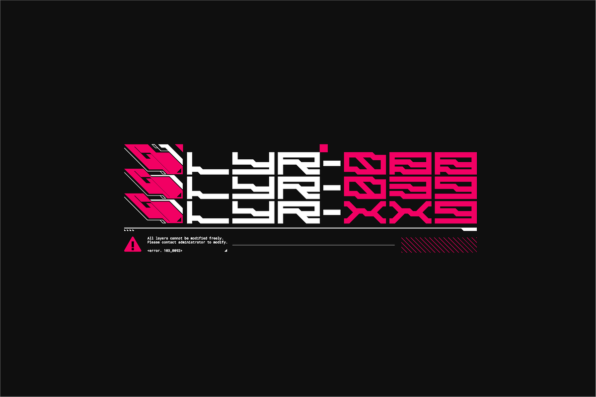 EXOBYTE - Futuristic Cyberpunk Font, a Sans Serif Font by Enxyclo Studio
