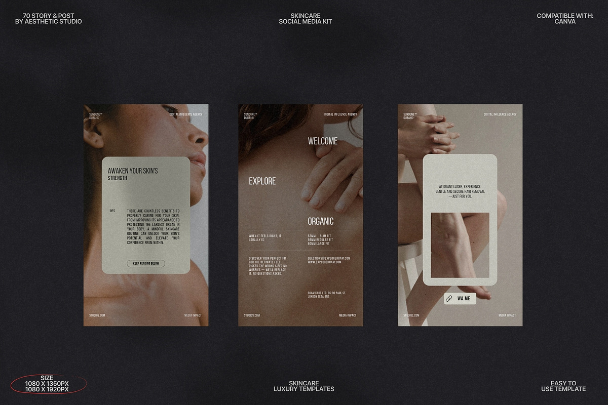Canva Kit for Skincare Brands preview 7