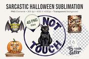 Sarcastic Halloween Sublimation, an Illustration by Artnoy (Thumbnail 1 of 8)