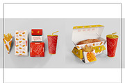 Fast Food Packaging Mockup Set, a Packaging Mockup by Mego-studio (Thumbnail 7 of 8)