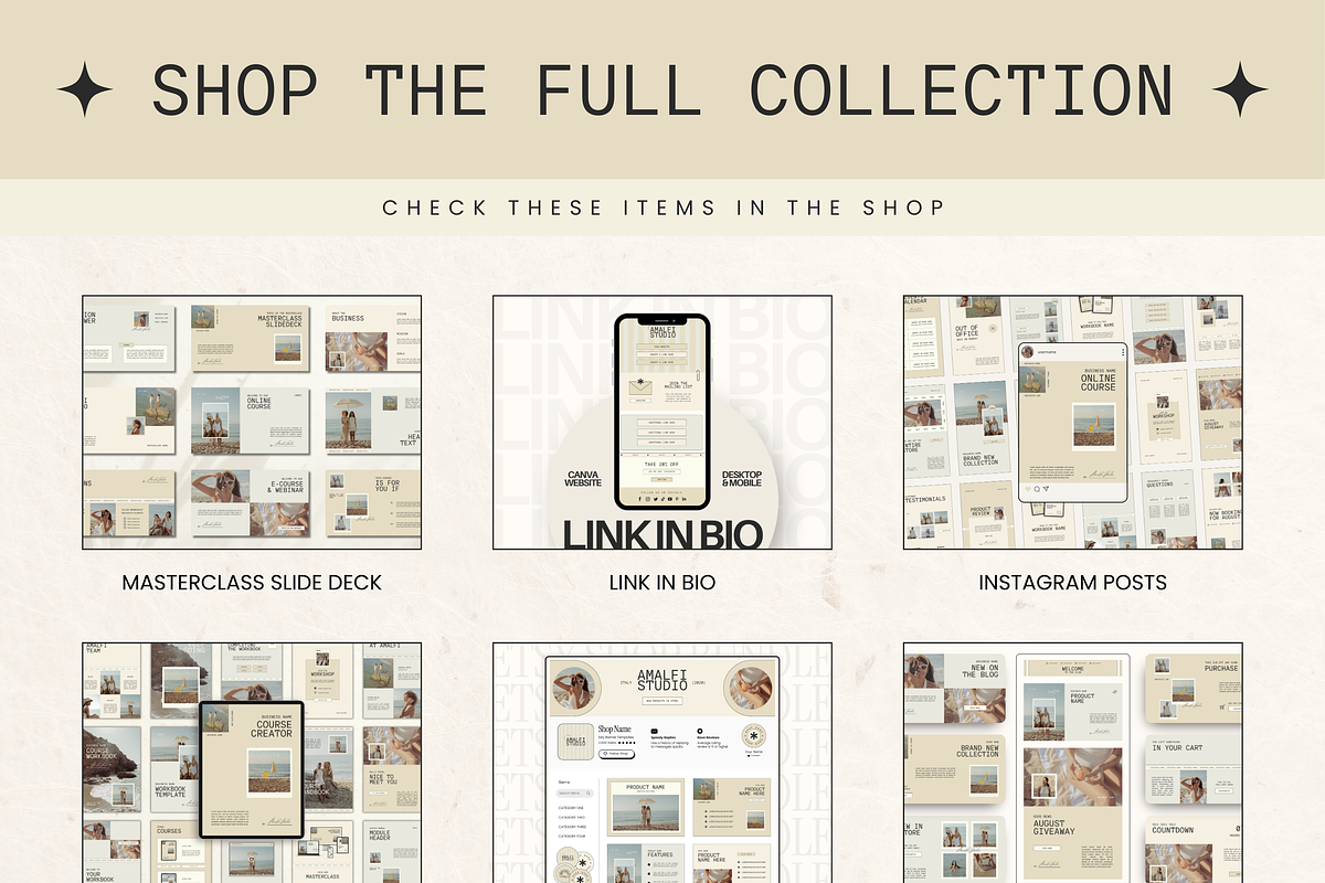 Canva Modern Branding Kit Template, a Branding & Logo Template by Branding Babe Co. (Photo 9 of 9)