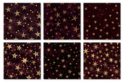 Gold Stars Velvet Fabric, a Texture Graphic by Dream Creation (Thumbnail 2 of 5)