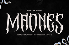 Madnes Blackletter - Logo Font