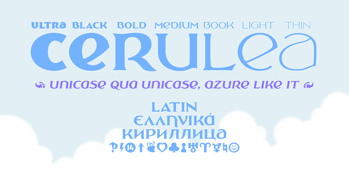 Cerulea, a Serif Font by Cerulean Stimuli (Photo 1 of 9)
