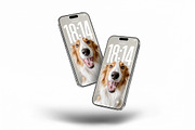 Floating In The Air iPhone 17 Mockup, an iPhone Mockup by smishura (Thumbnail 3 of 4)