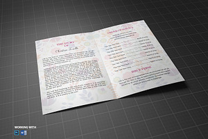 Funeral Program Template Editable