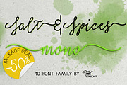 50% OFF Salt & Spices Mono, a Script Font by Fontforecast (Thumbnail 12 of 13)