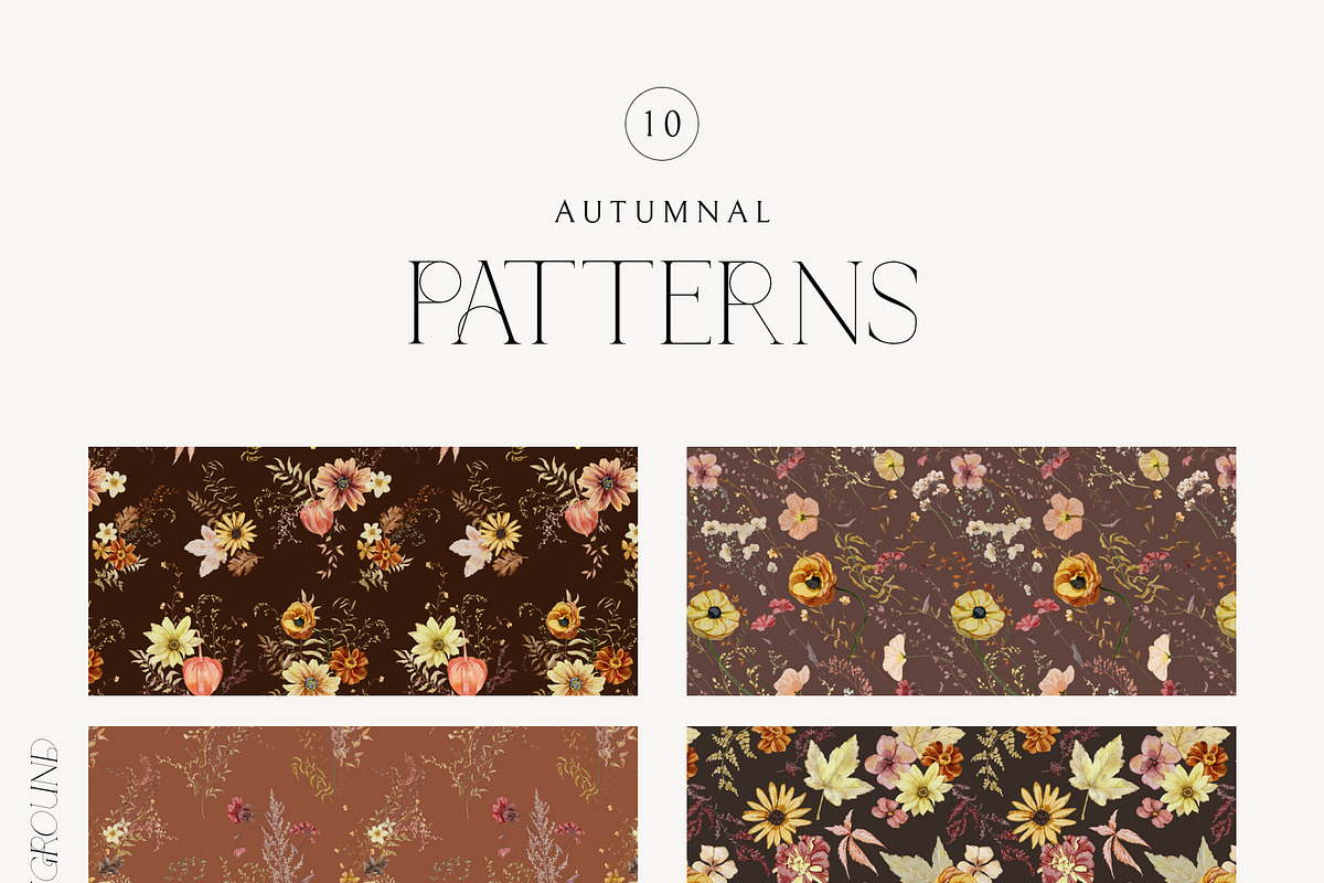 Rustic Fall Watercolor Dried flowers, a Decorative Illustration by SunnyAfternoons (Photo 9 of 14)