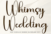 Whimsy Wedding, a Handwritten Font by InermediaSTUDIO (Thumbnail 1 of 8)