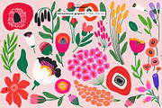 Abstract Modern Floral Graphics, a Decorative Illustration by likorbut (Thumbnail 2 of 7)