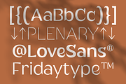 Plenary - A Lovely Sans Display, a Sans Serif Font by Fridaytype (Thumbnail 4 of 12)