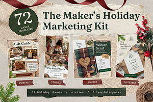 Maker's Holiday Canva Marketing Kit