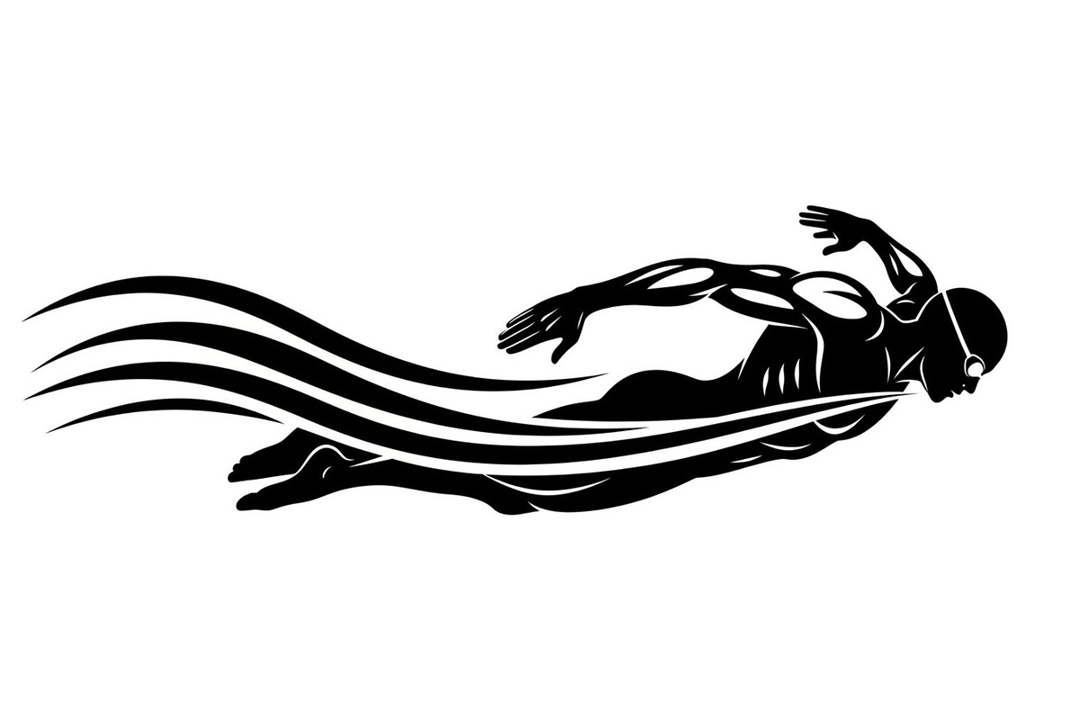 Swimming Sport Silhouette Vector Bun, an Illustration by jahid234 (Photo 30 of 51)