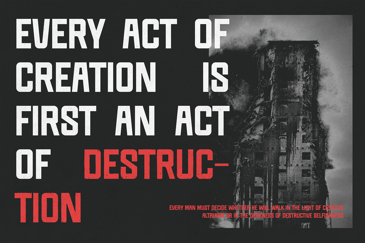 Quick Ravage, a Sans Serif Font by Dryy.type (Photo 8 of 8)