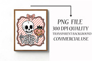 Halloween Skull Heart Hand-Drawn Fra, an Illustration by Libby Wishes (Thumbnail 4 of 6)