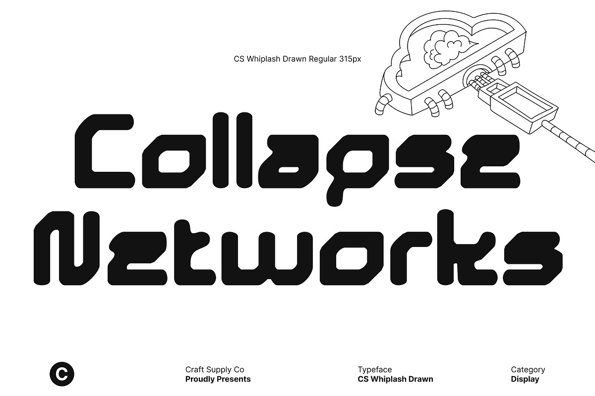 CS Whiplash Drawn, a Sans Serif Font by Craft Supply Co. (Photo 4 of 8)