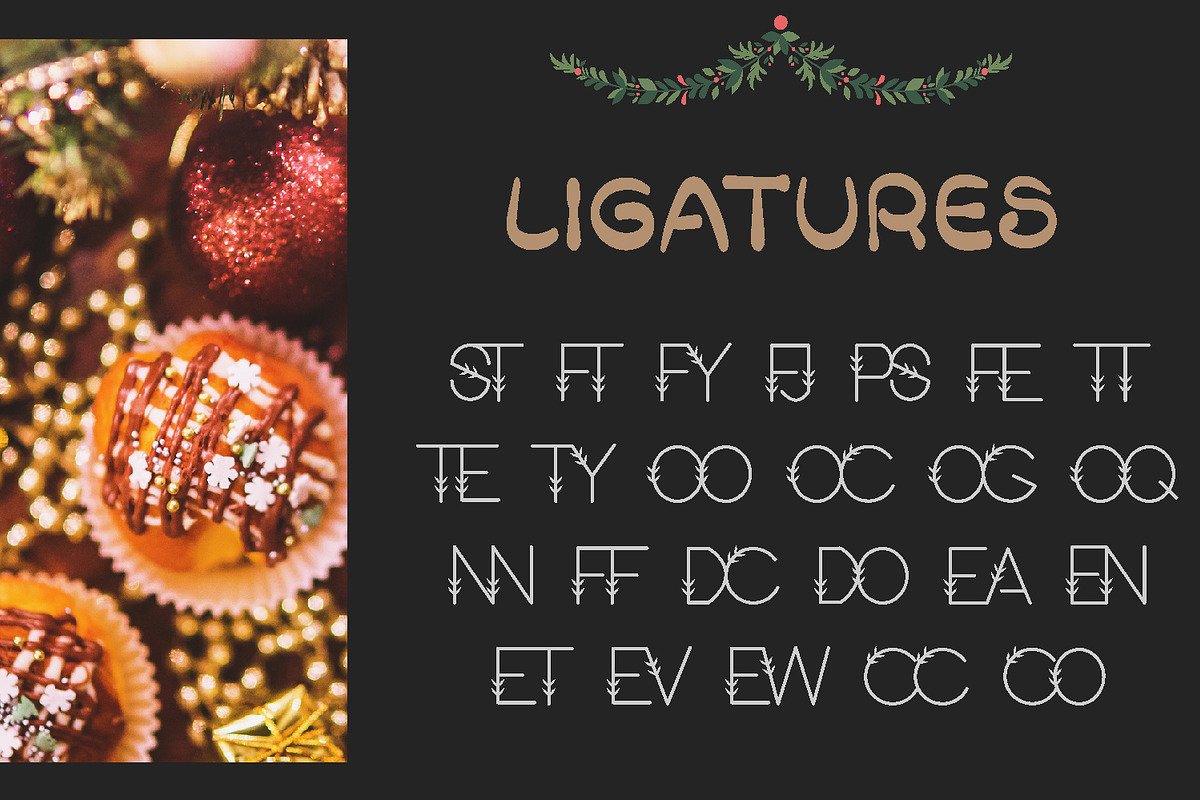 ChristmasTree Modern Sans Serif Font, a Sans Serif Font by Yiru Chen Studio (Photo 9 of 15)