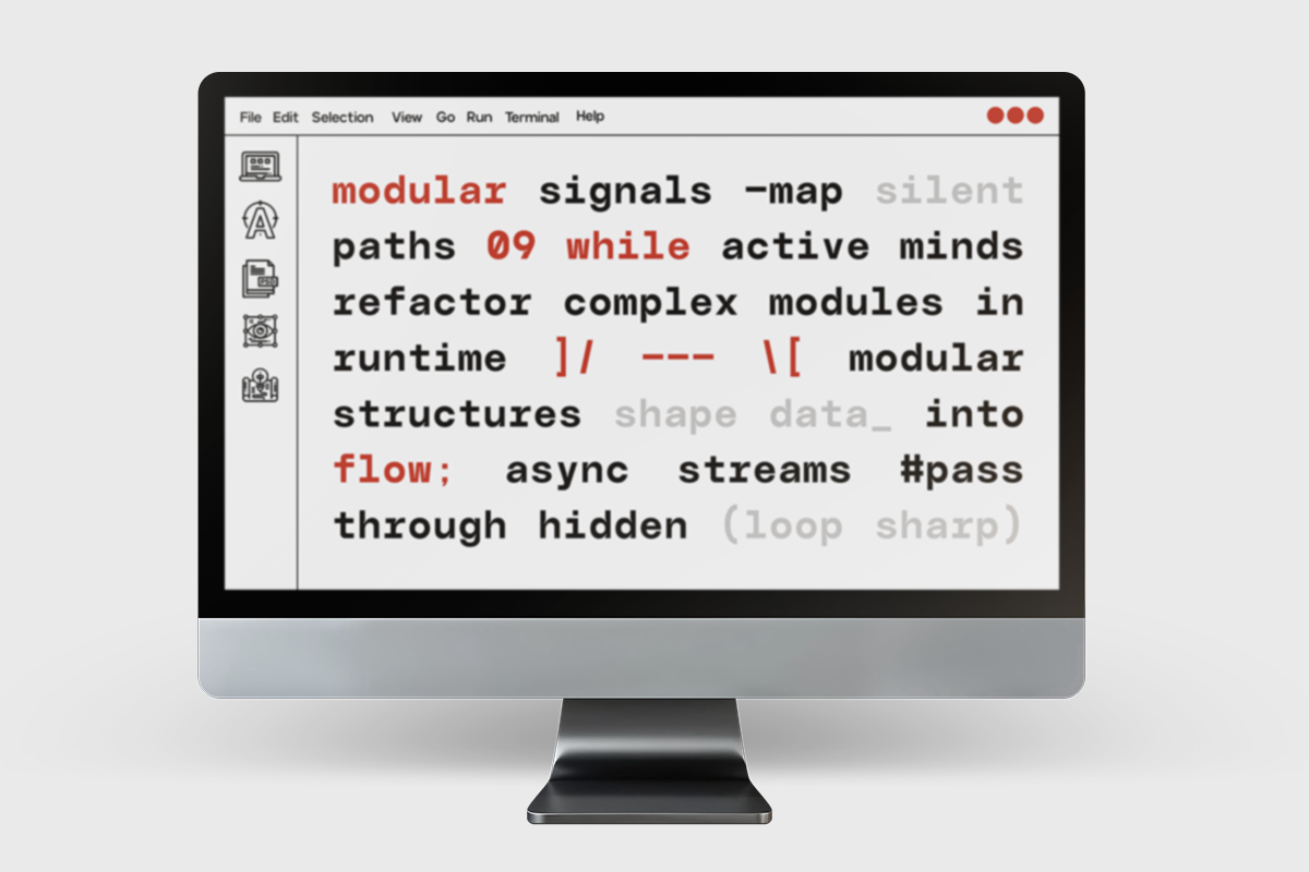GC Basic Inktrap - Monospace, a Sans Serif Font by Glyphonic (Photo 15 of 15)
