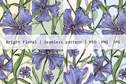 Bright Floral seamless pattern, a Pattern Graphic by Vera_Yakovleva (Thumbnail 2 of 6)