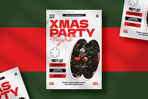 Christmas Party Flyer Template, a Flyer Template by Hubzway