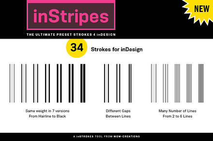 inStripes -Preset Strokes 4 inDesign