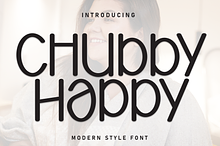 Chubby Happy | Script Font