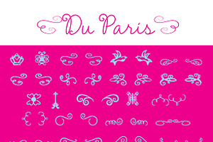 Du Paris Dingbat Font