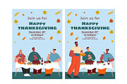 Thanksgiving day vector set, an Illustration by svetlatek (Thumbnail 6 of 6)