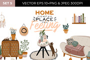 Home INTERIOR & House DECOR BUNDLE, an Object Graphic by Ruslana Lubenets (Thumbnail 18 of 41)