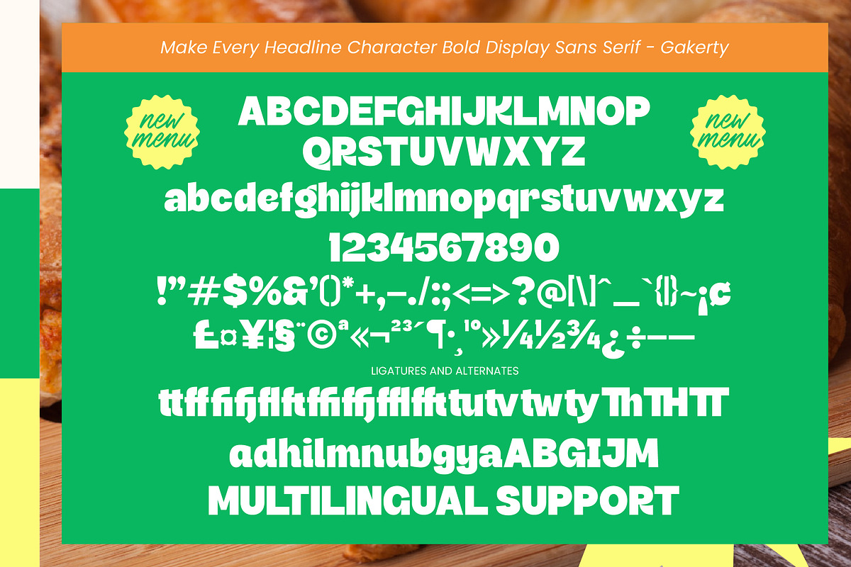 Gakerty Bold Display Sans Serif, a Sans Serif Font by timelesstype.co (Photo 10 of 10)