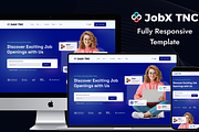 JobX TNC - Job Portal HTML Template, a HTML Template by TNCFlow (Thumbnail 1 of 5)